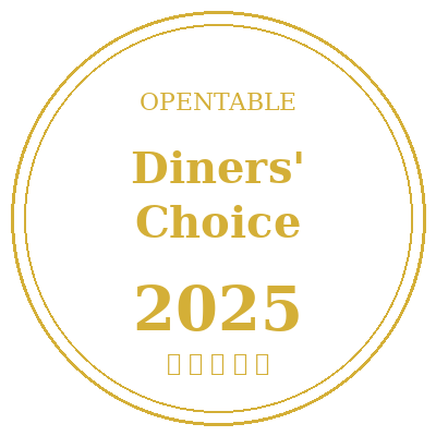 OpenTable Diners' Choice Award 2025