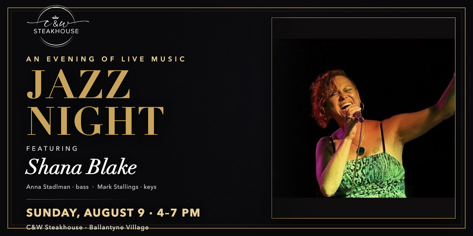C&W Jazz Night featuring Shana Blake